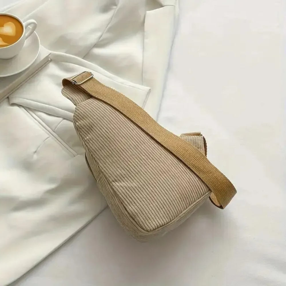 Vintage Corduroy Crossbody Bag - Mini Backpack Purse ulasan dan harga