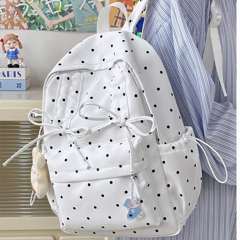 New Y2k Cute Polka Dot Backpac - Fashion Backpack Women ulasan dan harga