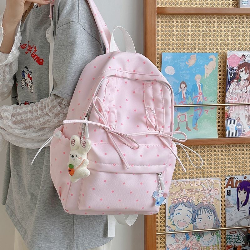New Y2k Cute Polka Dot Backpac - Fashion Backpack Women ulasan dan harga