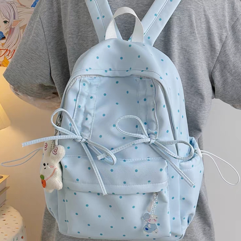New Y2k Cute Polka Dot Backpac - Fashion Backpack Women ulasan dan harga