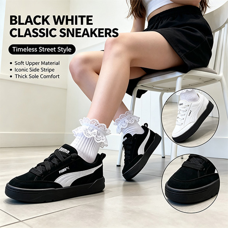 Men Puma 401606-15 Black White - Puma Shoes Rs-X ulasan dan harga