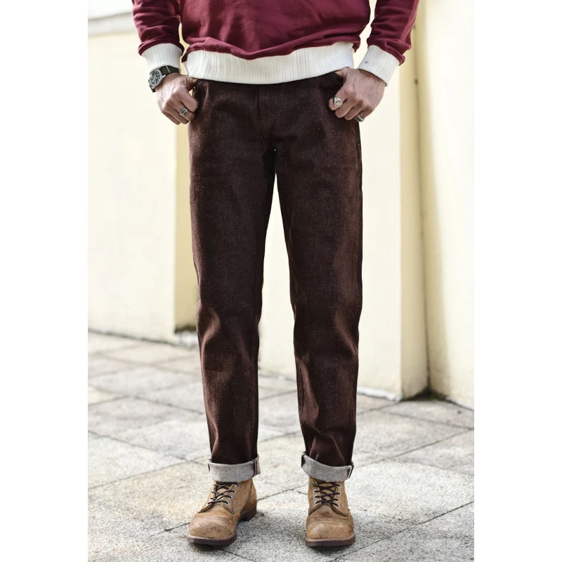 Saucezhan Men Jeans Brown Jean - Levis Jeans 501 ulasan dan harga